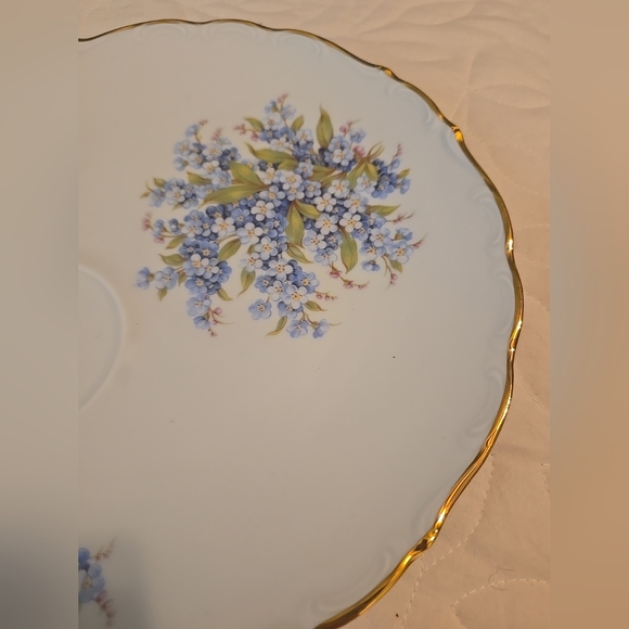 Schumann Germany Forget Me Not Snack Plate - Picture 3 of 9